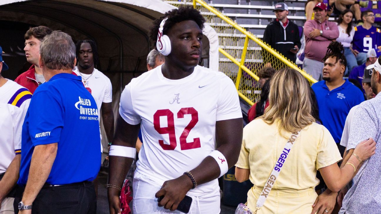 Alabama DL Jeremiah Beaman hurt in practice, out for season