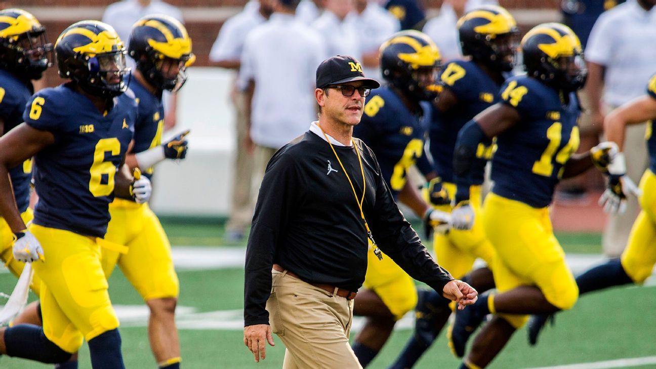 Jim Harbaugh entrenó a Michigan de 2015 a 2023.