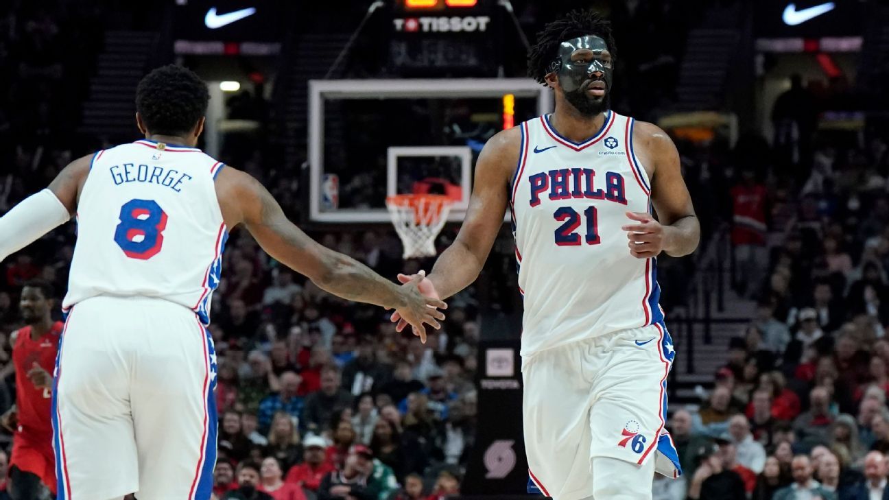 Height could be an issue for the 76ers when Joel Embiid and Paul George are not on the court.