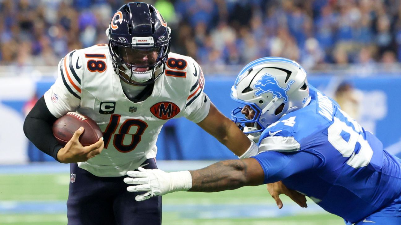 Bears encouraged by QB Williams' growth in loss