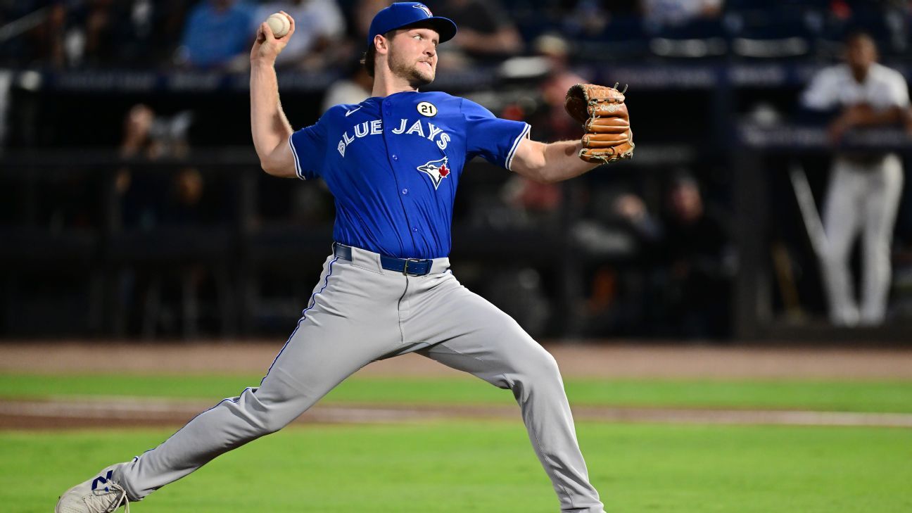Yesavage sets Jays mark with 9 K's in MLB debut