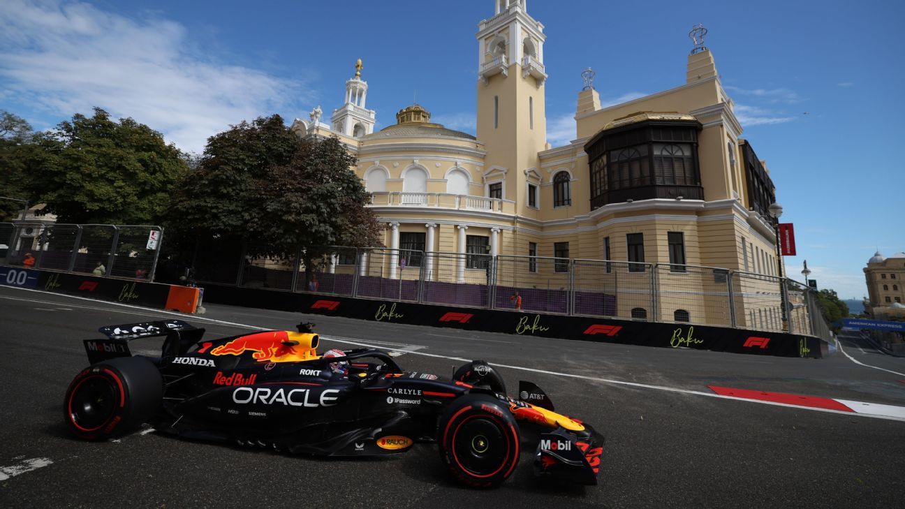 Verstappen garante pole em dia caótico no Azerbaijão; Bortoleto larga em 13º