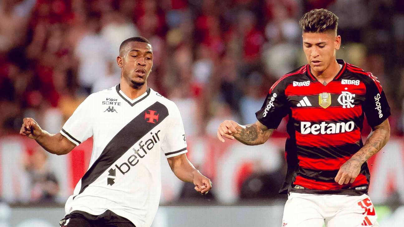 Flamengo empata com Vasco, mantém tabu, mas liderança no Brasileirão está ameaçada