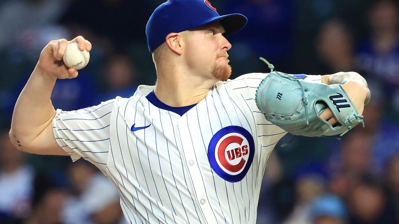 Cubs' Horton exits after 3 IP 'as a precaution'