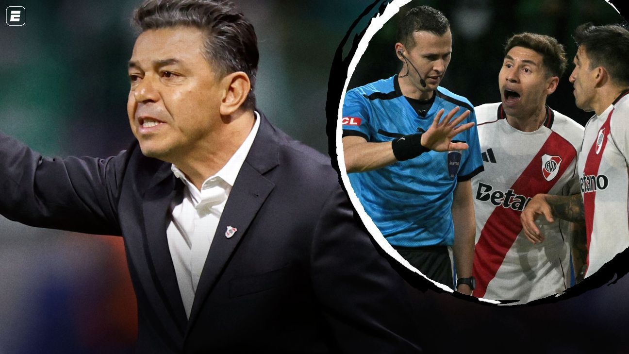 Gallardo critica árbitro por pressão após eliminação do River diante do Palmeiras
