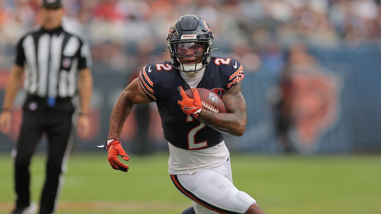 Illness has Bears WR Moore questionable to play