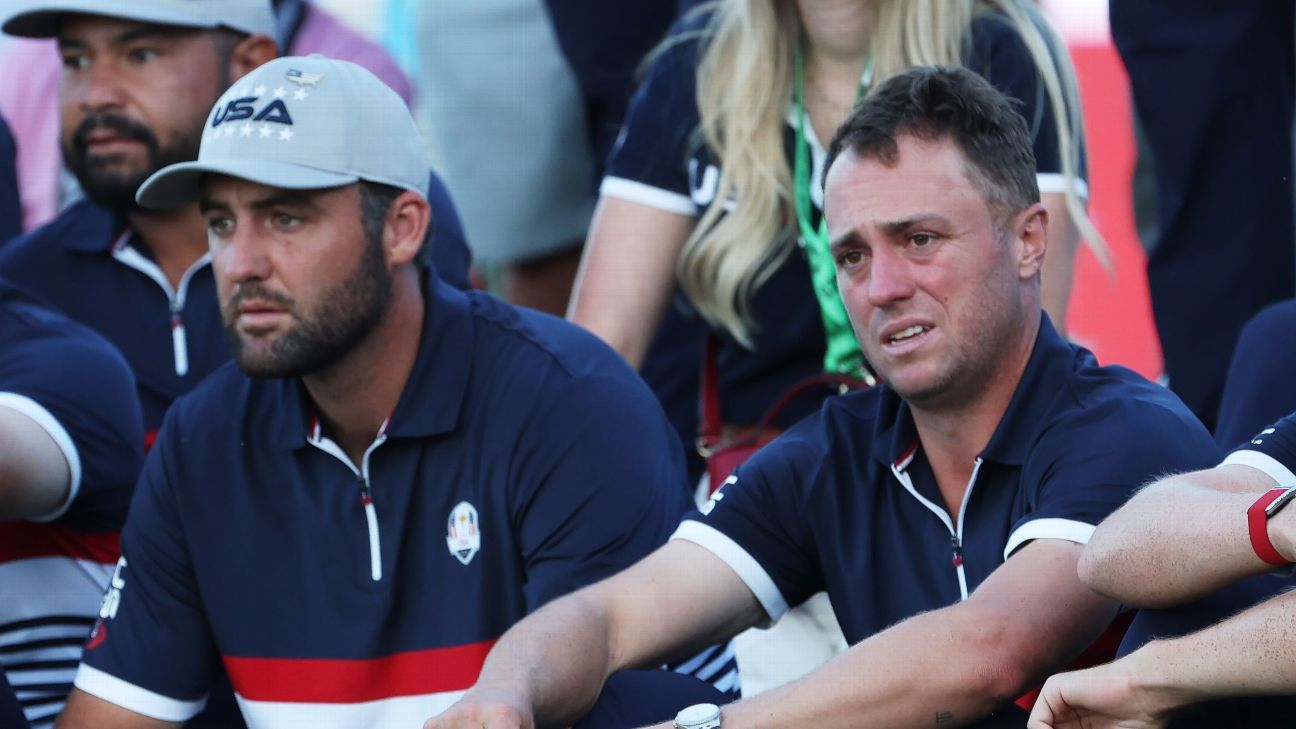 Scottie Scheffler, Justin Thomas y el resto del equipo de EE. UU. tendrán mucho trabajo por hacer este fin de semana. Los europeos han ganado cada una de las últimas seis Ryder Cups en las que lideraron después del primer día.