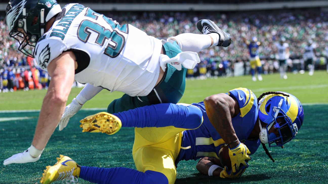 Fantasy football Week 4 inactives: Status for Tetairoa McMillan, Davante Adams and others   www.espn.com