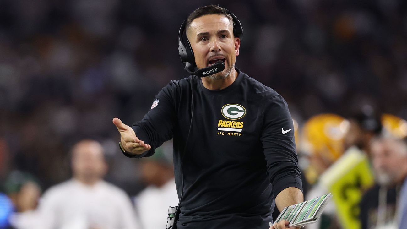 Lessons learned by Packers coach LaFleur after Sunday’s tie