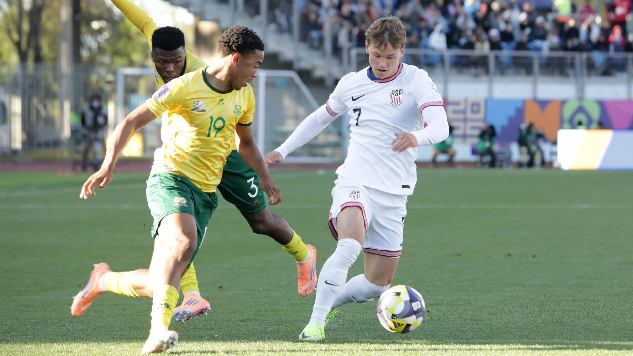 Mundial Sub-20: EEUU asegura 1er lugar pese a caída vs Sudáfrica - ESPN
