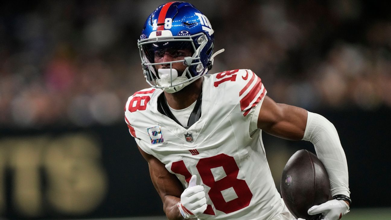 Sources: Giants WR Slayton likely out vs. Eagles