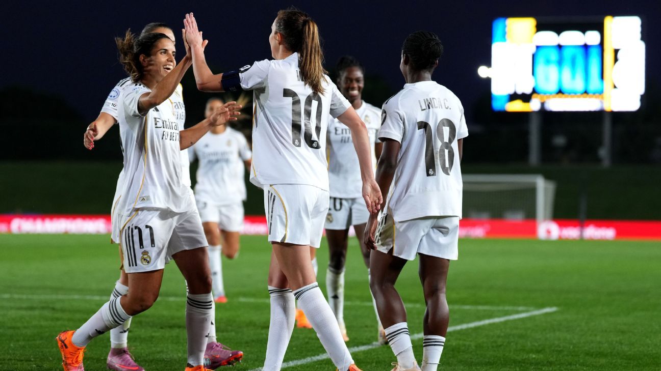 Show de Gols e Talento: Real Madrid Feminino Desfila na Champions com Goleada
