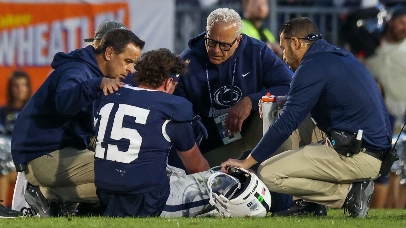 Allar injured, out for year as PSU loses again