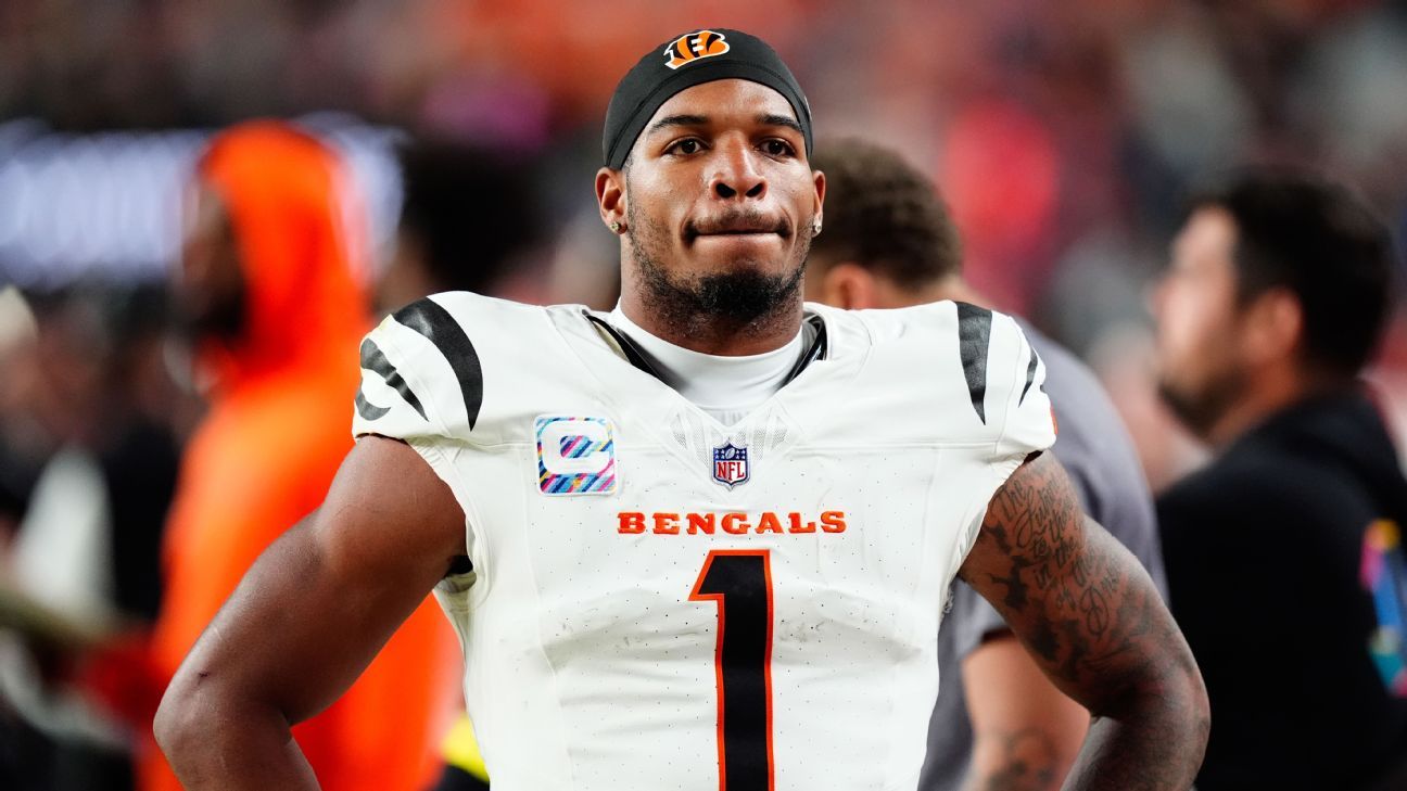 Fantasy football Week 6 inactives: Ja’Marr Chase, Mac Jones expected to play, Jauan Jennings a game-time decision