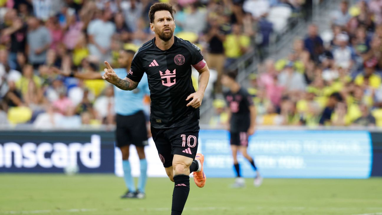 Messi 'castiga' com hat-trick e comanda vitória do Inter Miami na MLS em jogo com duas viradas