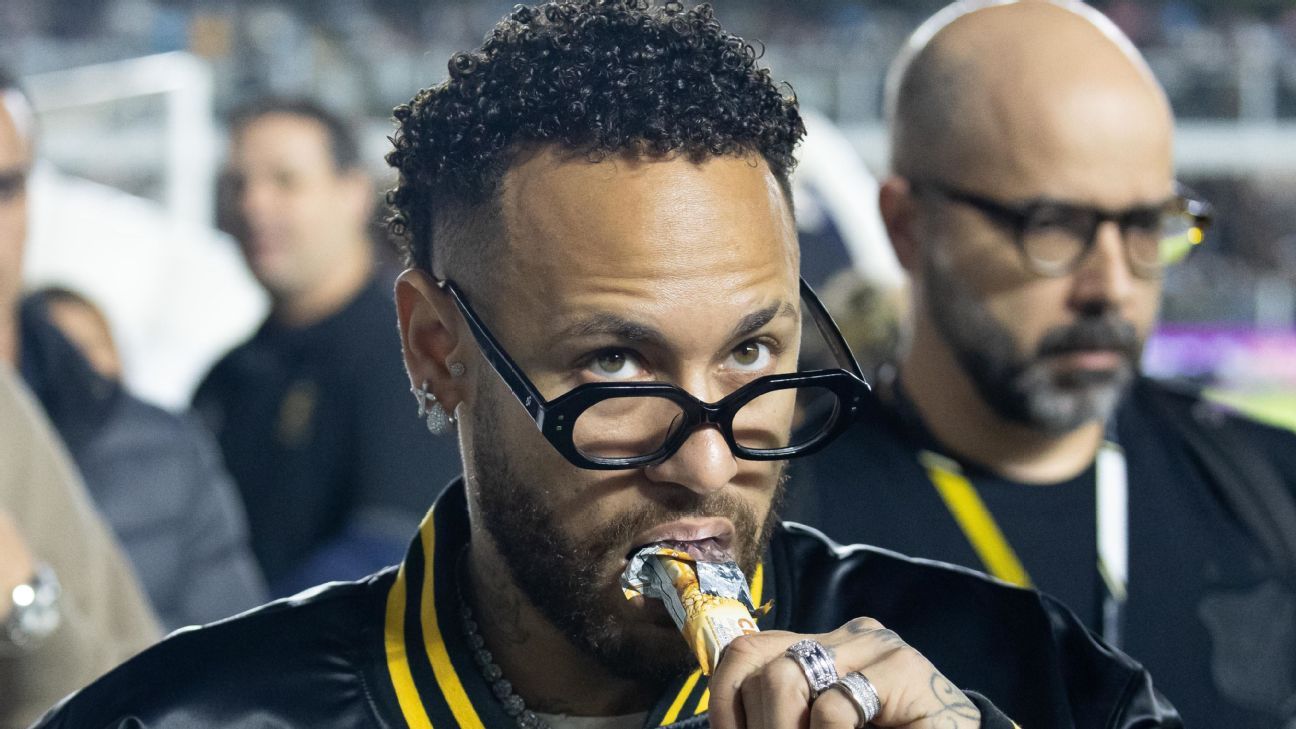 Neymar curte post de crítica a gol perdido por Guilherme em jogo do Santos; veja