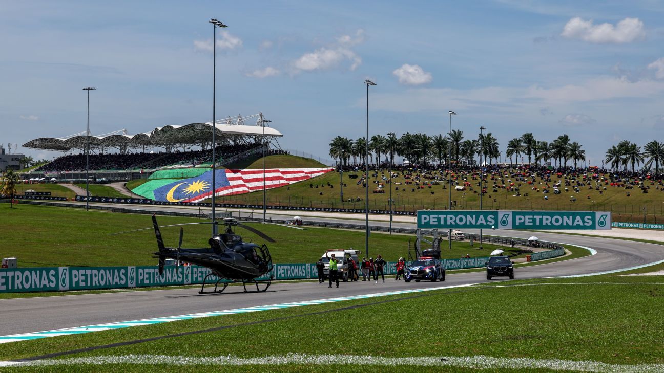 Imagens sensíveis: piloto suíço fica em estado grave após acidente brutal em volta de apresentação na Moto 3