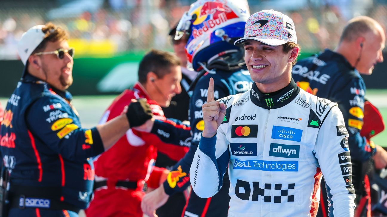 Norris wins in Mexico; takes championship lead