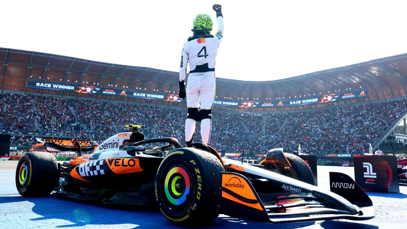 Norris recupera el estatus de 'favorito' en F1 tras una dominante victoria en el GP de México