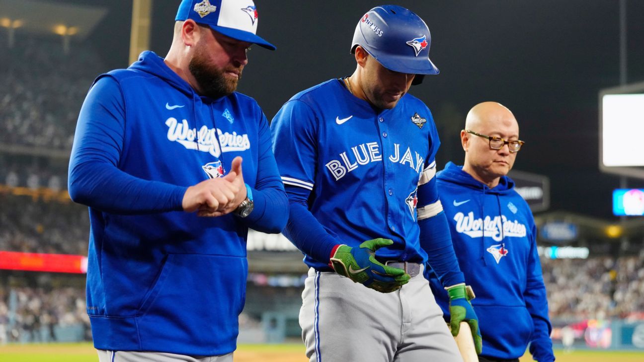 Blue Jays’ George Springer won’t start Game 5 of World Series Blue Jays’ George Springer won’t start Game 5 of World Series