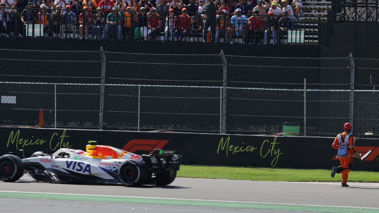 Liam Lawson was left furious after the incident in Mexico