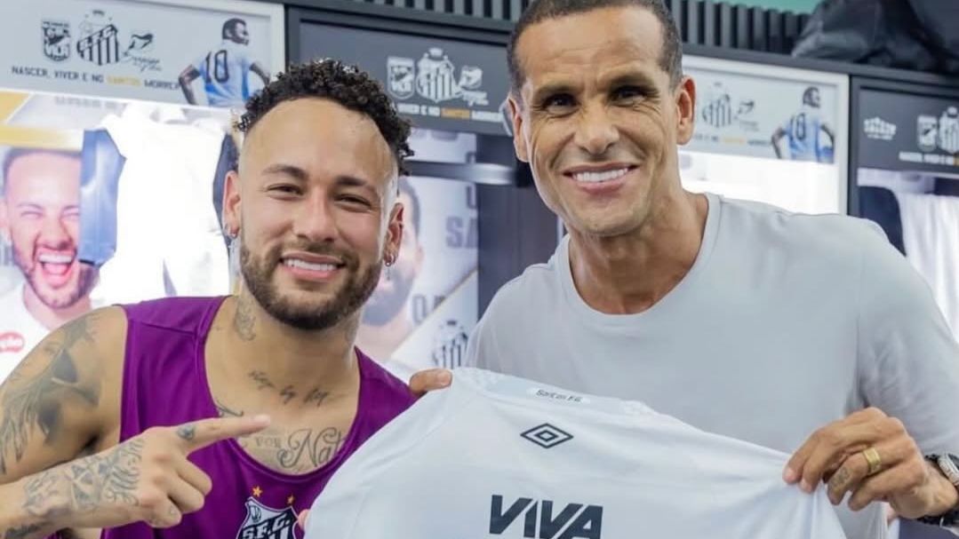 Rivaldo se emociona com retorno de Neymar aos gramados: 'Que realize o sonho de ser campeão do mundo'