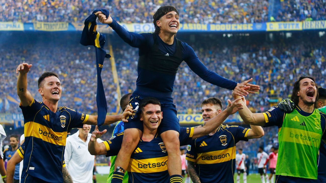 El Changuito Zeballos, la gran figura del Superclásico: gol y asistencia para la victoria de Boca - ESPN