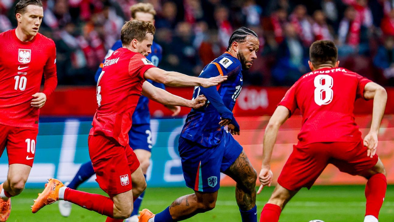 Memphis decide após assistência 'de cinema' de Lewandowski, Holanda empata com Polônia e encaminha vaga na Copa