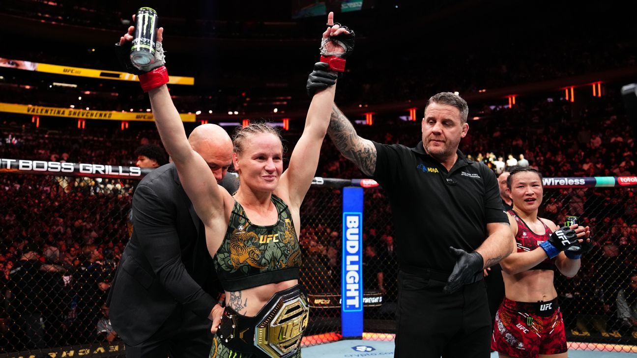 Valentina Shevchenko domina Zhang Weili e mantém cinturão no UFC 322