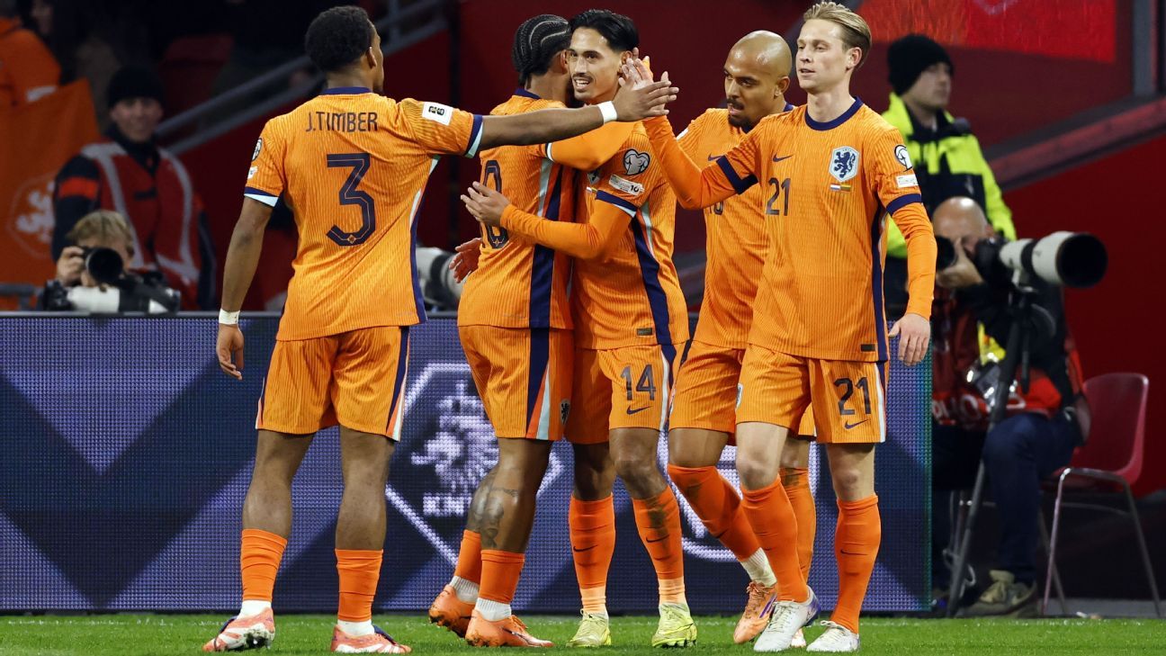 Holanda atropela a Lituânia e garante vaga na Copa do Mundo de 2026
