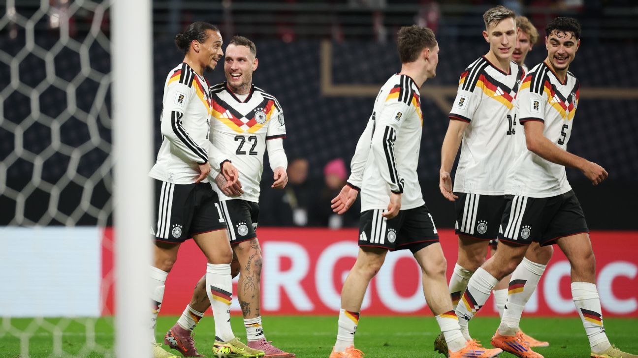 Alemanha conta com 1º tempo arrasador para golear Eslováquia e garantir vaga na Copa