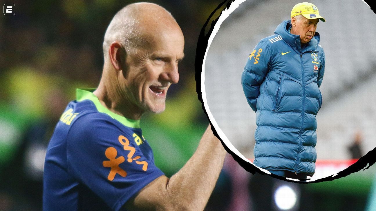 Taffarel conta bastidores de como é o conviver com Ancelotti no Brasil e diz: 'Queria vir trabalhar na melhor seleção do mundo'