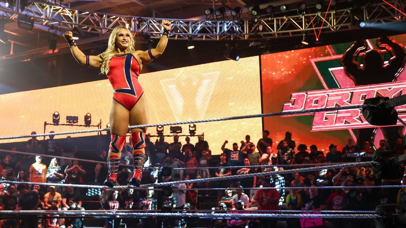 Jordynne Grace is a three-time TNA Knockouts World Champion.