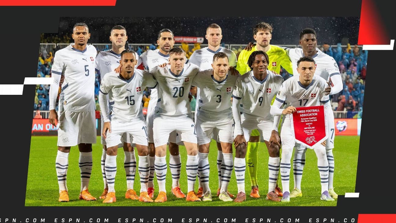 Suiza, en el Mundial 2026: figuras, cómo juega, historia y mucho más - ESPN