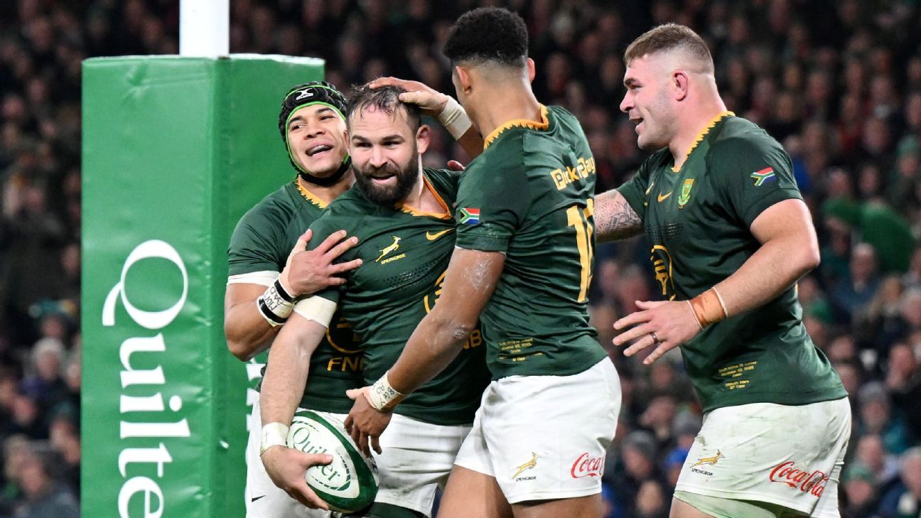 South Africa breaks drought in Dublin: Ireland falls due to indiscipline (24-13)