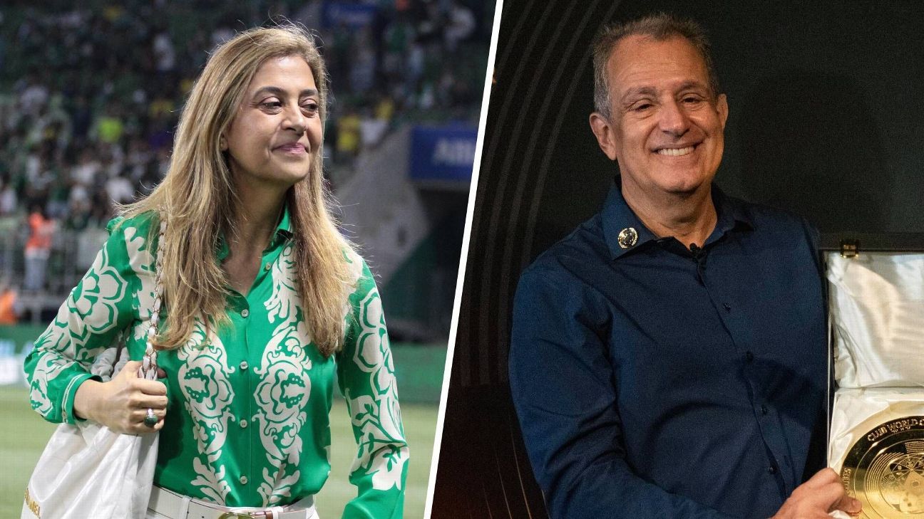 Final à vista: cordialidade marca encontro entre Leila e Bap em clima de descontração pré-jogo