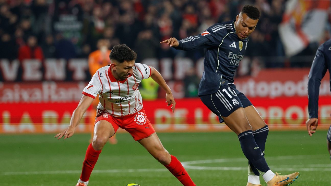 Real Madrid empat贸 con Girona y dej贸 a Barcelona en lo m谩s alto de LaLiga - ESPN