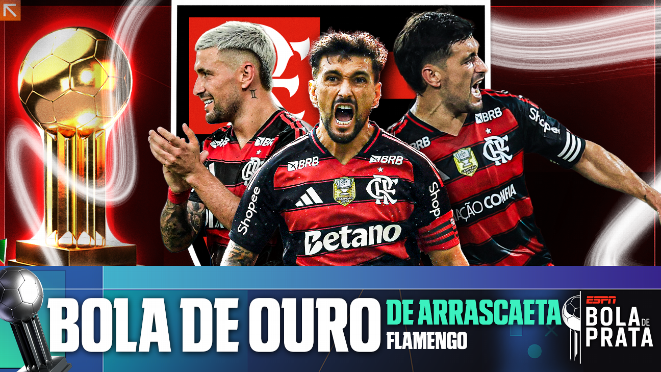 Arrascaeta brilha e conquista primeira Bola de Ouro após dez anos de troféus no Flamengo