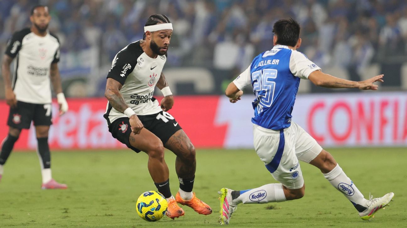 Corinthians vence Cruzeiro e assume liderança na semifinal da Copa do Brasil