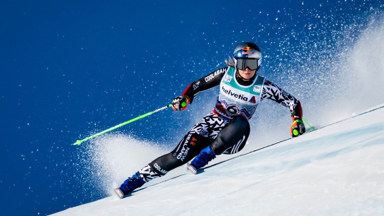 New Zealand skier Robinson wins WC super-G