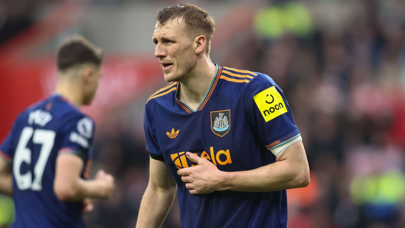 Newcastle's Burn out for 4-6 weeks with broken rib