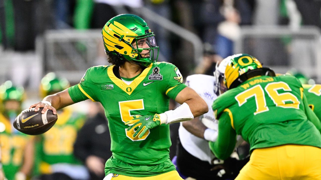 Oregon beats JMU for first CFP win since 2014