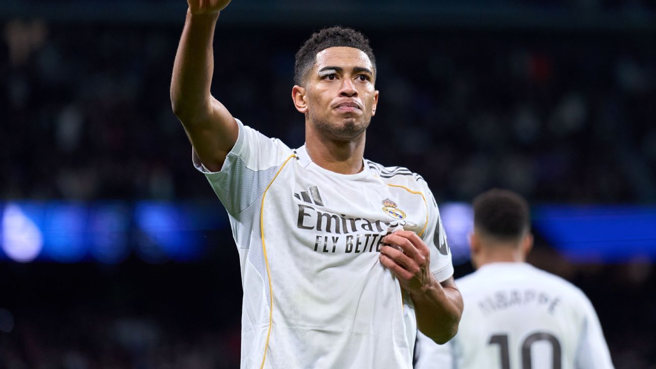 Jude Bellingham, do Real Madrid, busca troféu depois de ‘péssimo 2025’