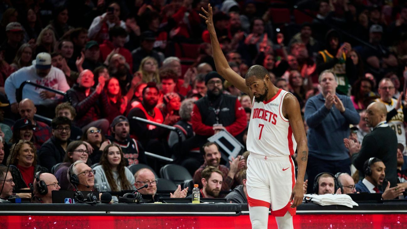 Durant passes Wilt for 7th on career scoring list