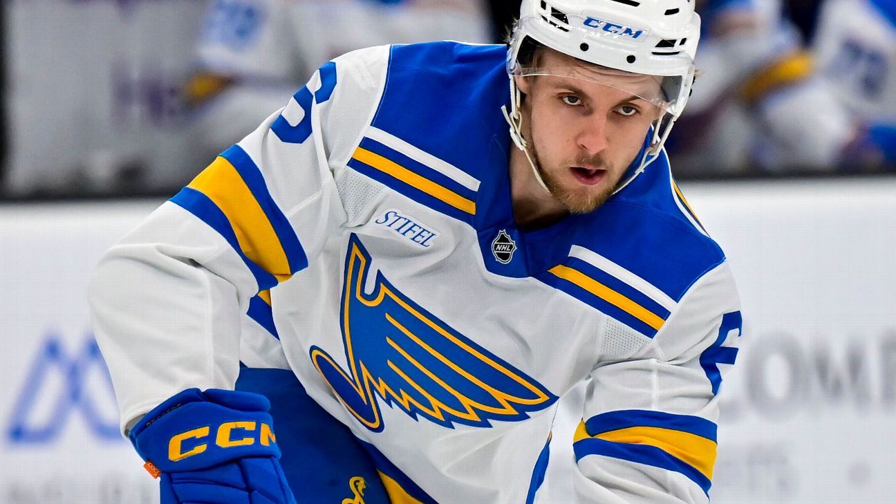 Blues give Olympian Broberg six-year, M deal