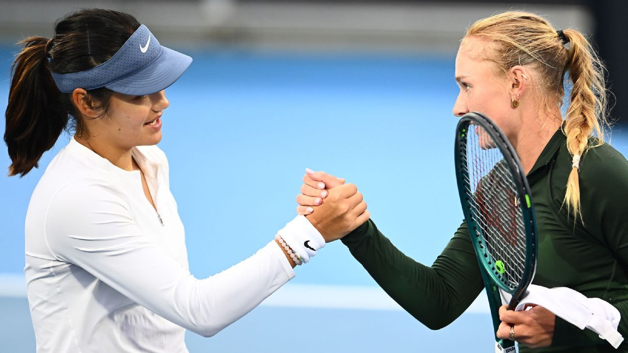 Britain's Emma Raducanu suffers pre-Australian Open setback with shock Hobart defeat