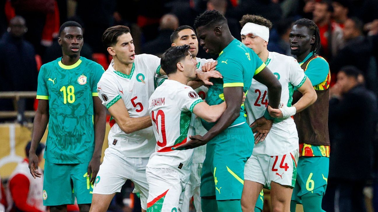 Senegal beats Morocco in chaotic AFCON finale