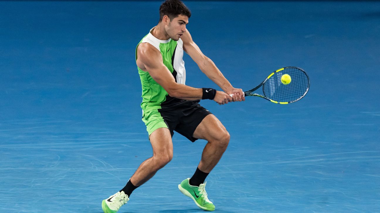 Alcaraz prevails over Hanfmann in Melbourne