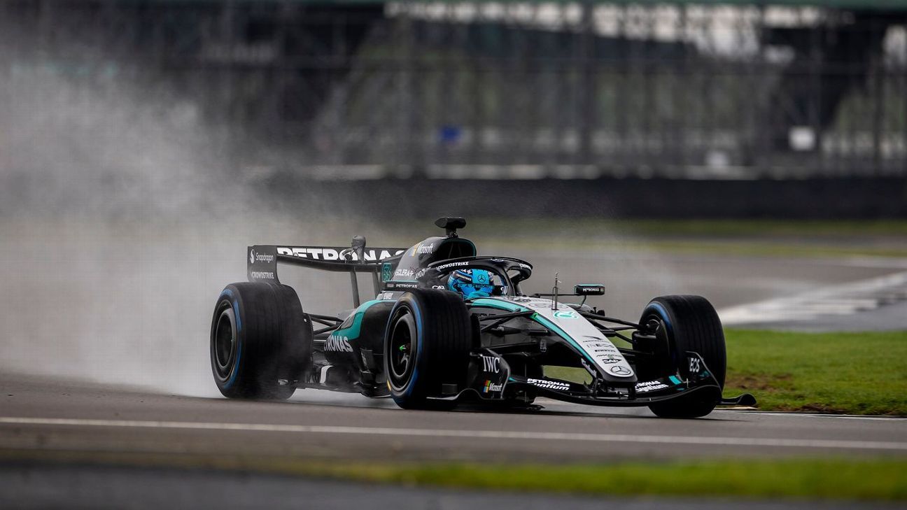 2026 F1 cars: Mercedes W17 makes track debut at Silverstone