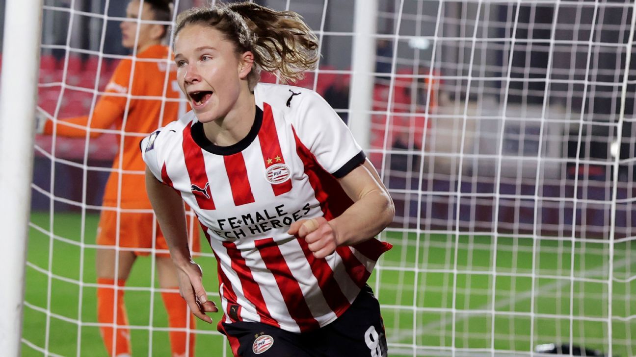 Corners helpen PSV Vrouwen langs Utrecht en aan halvefinaleplek